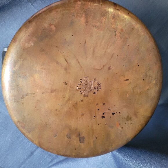 Revere Ware 8 Qt 1801 USA Stainless Steel Copper Bottom Stock Pot - Picture 3 of 4